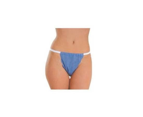 TANGA ESTÁNDAR Y TOP DESECHABLE AZUL